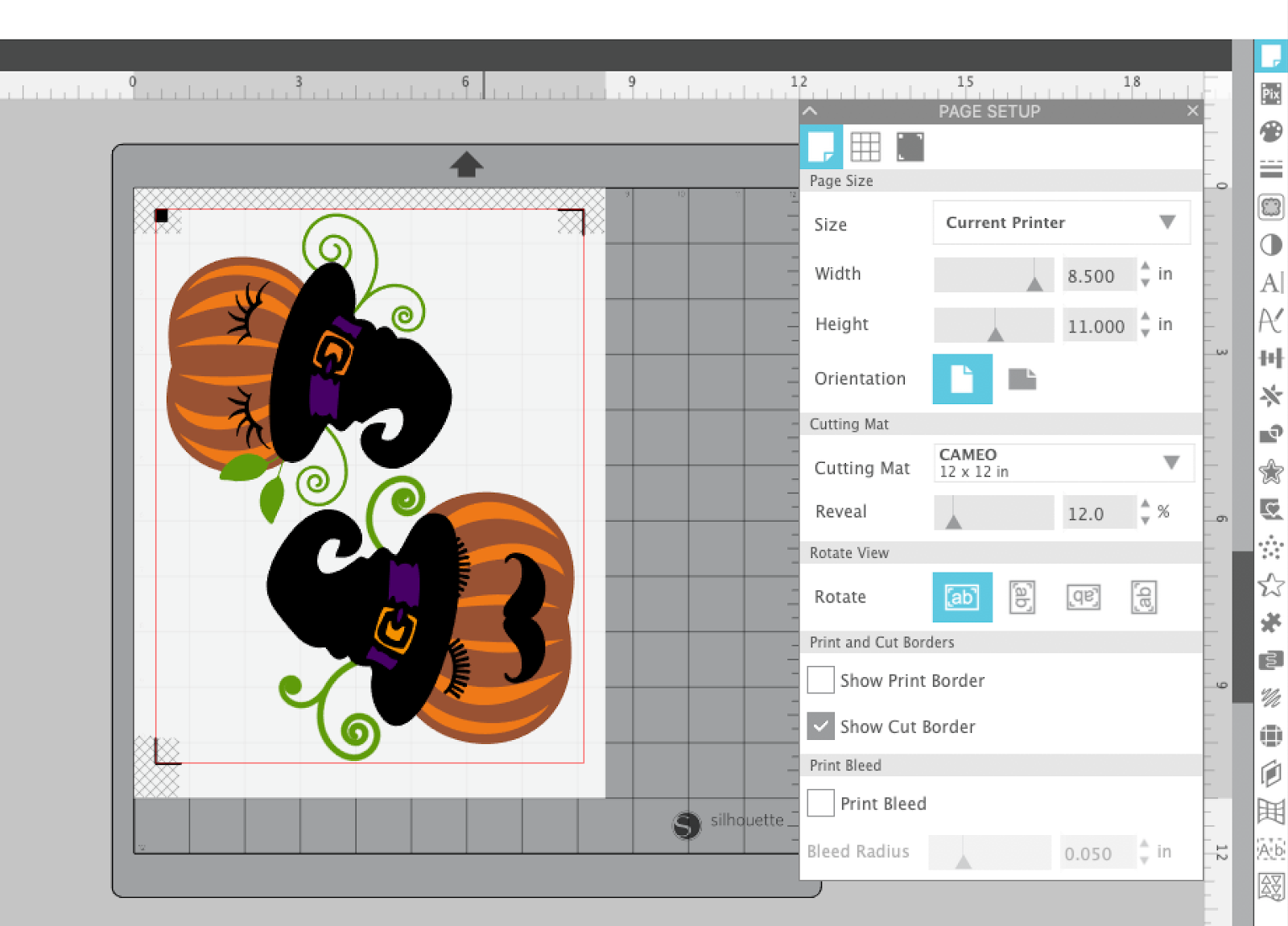 printable heat transfer vinyl silhouette