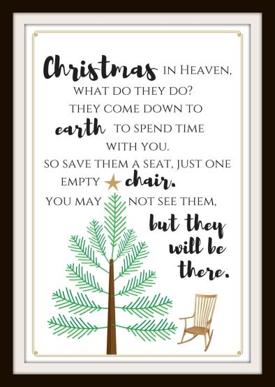 Free Christmas in Heaven Printable You Will Love - Simply September