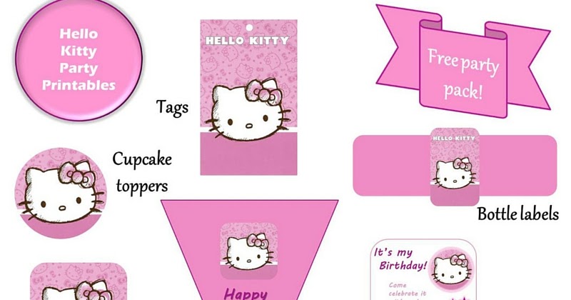 printable hello kitty thank you tags