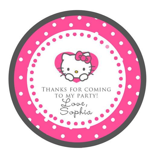 printable hello kitty thank you tags