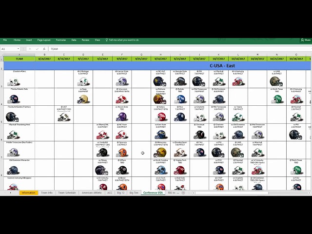 printable helmet schedule 2017