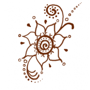 printable henna art