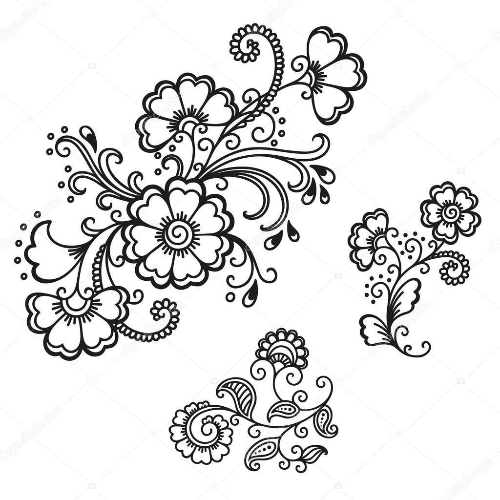 printable henna art