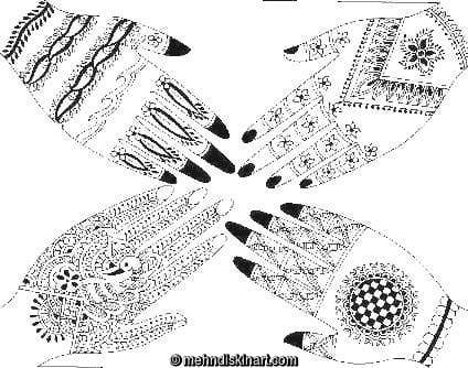 printable henna stencils free