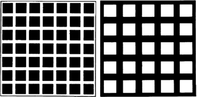 Bergens illusion (Bergen grid illusion)