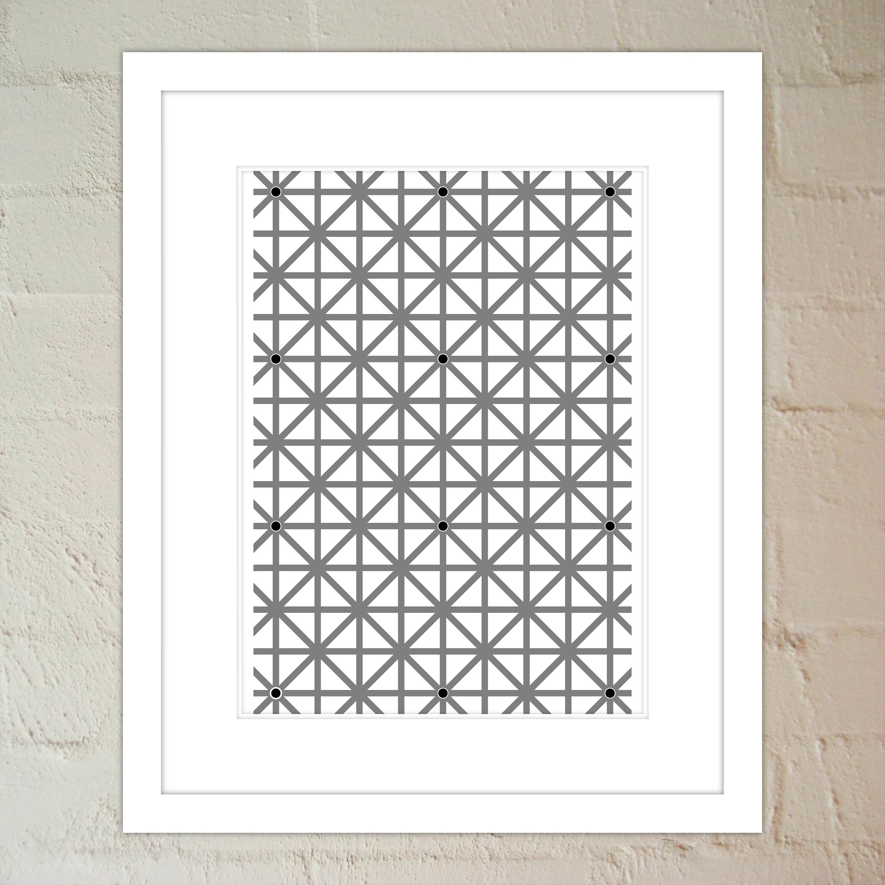 Hermann grid Optical illusion Hueforge by michele MM3D | Download ...