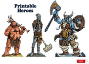 PrintableHeroes | Cardboard Warriors forum