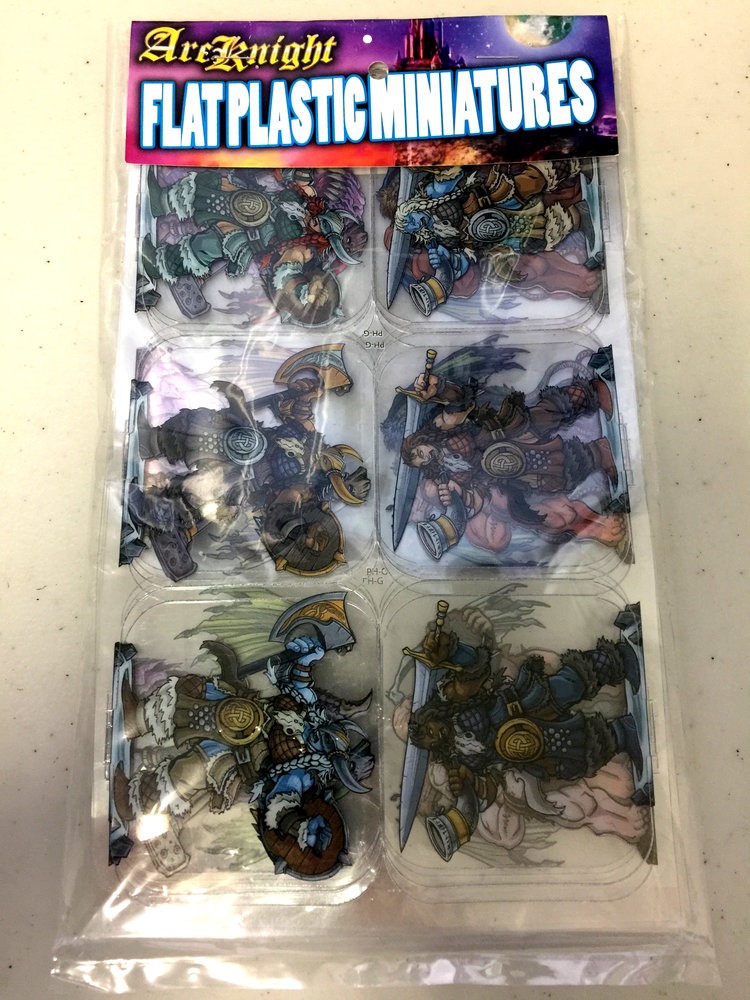 Flat Plastic Miniatures: Printable Heroes - Giants - Atomic Empire