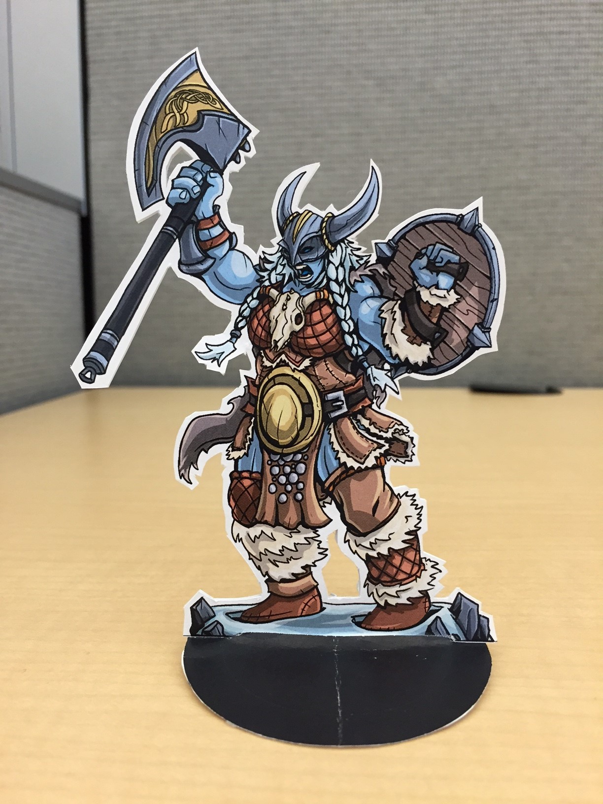 Frost Giant - @printableheroes on Tumblr