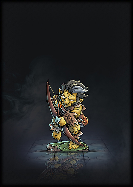 Goblin - Archer - 01 mini (Printable Heroes, Goblins - Set 01 ...