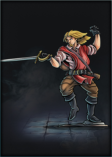 Human - Bard - 01 mini (Printable Heroes, Patreon) | Papercraft ...