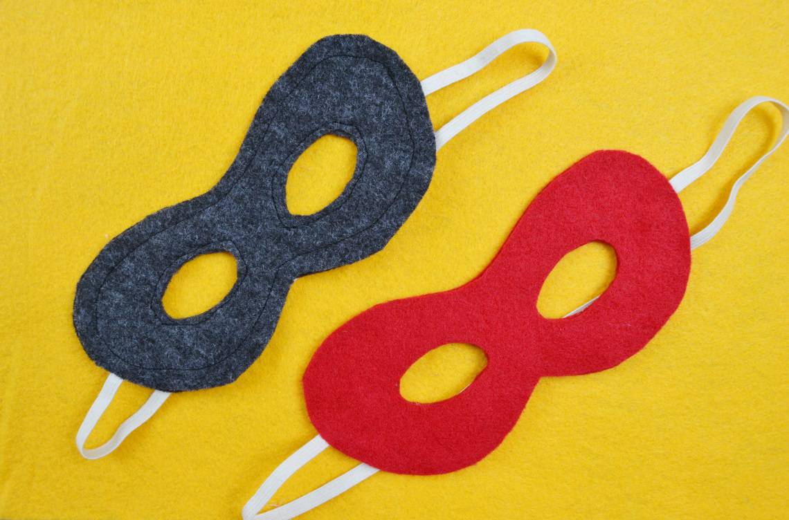 Free Super Hero Mask Template and Easy Tutorial - Mary Martha Mama