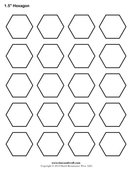 Elongated Hexagon Template Printable: Complete with ease ...