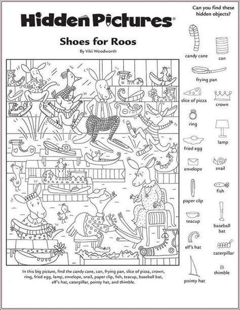 Hidden Picture Worksheets Free BB8