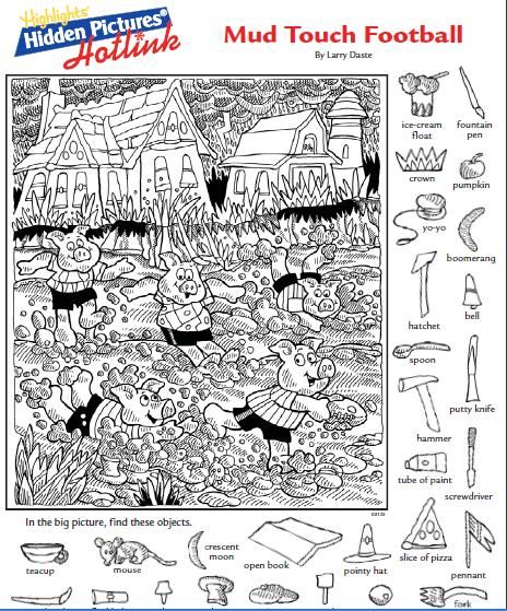 printable hidden pictures from highlights
