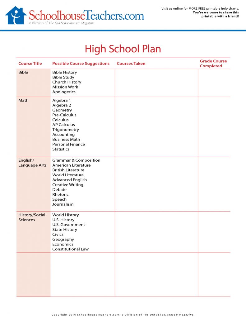 printable high school english worksheet