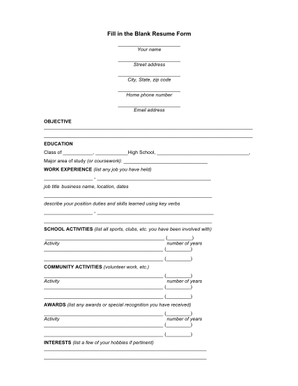 93 high school resume template google docs page 3 - Free to Edit ...