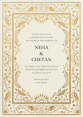 Indian Wedding Invitation Cards | Paperless Post