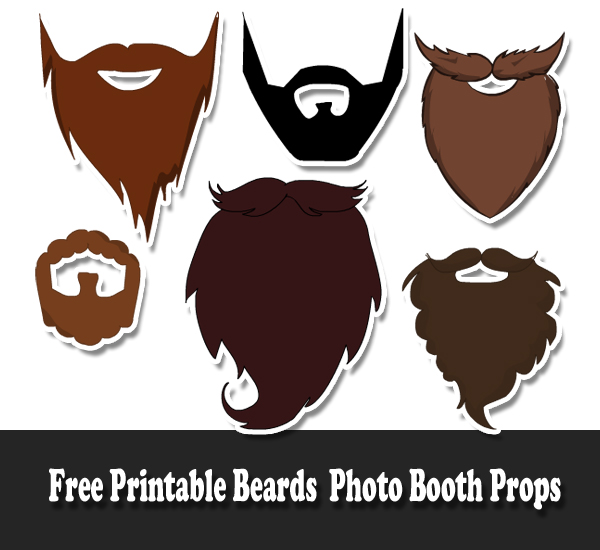 printable hippie photo booth props