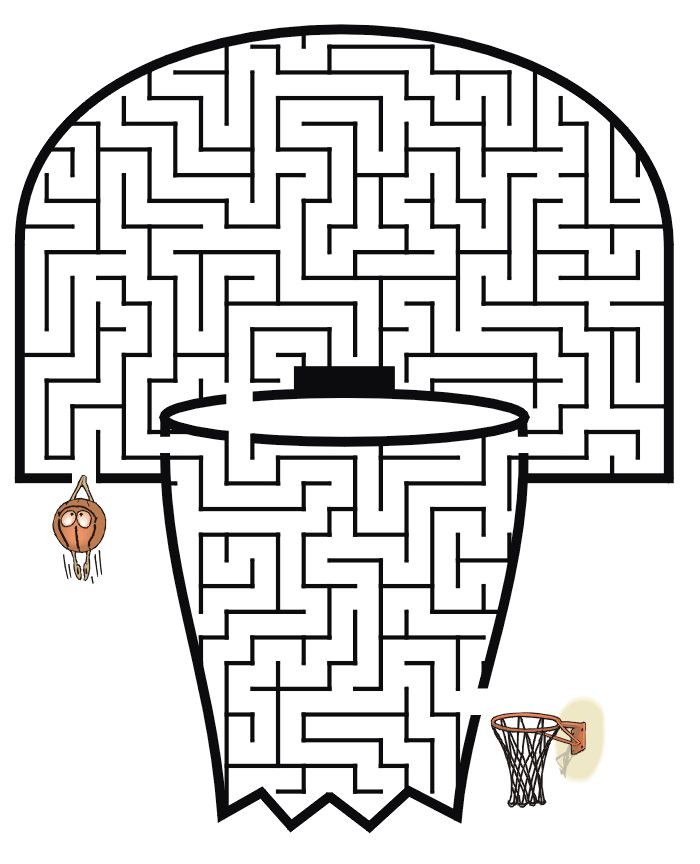 printable hockey mazes