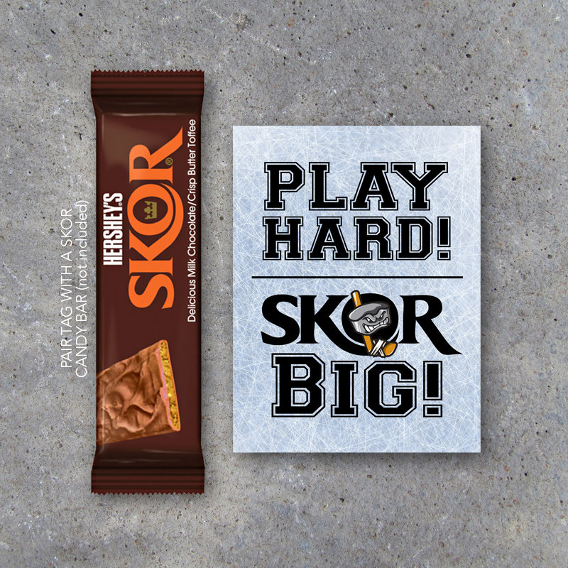 Hockey SKOR BIG Tags - Printable Sports Tags for Ice Hockey Game ...