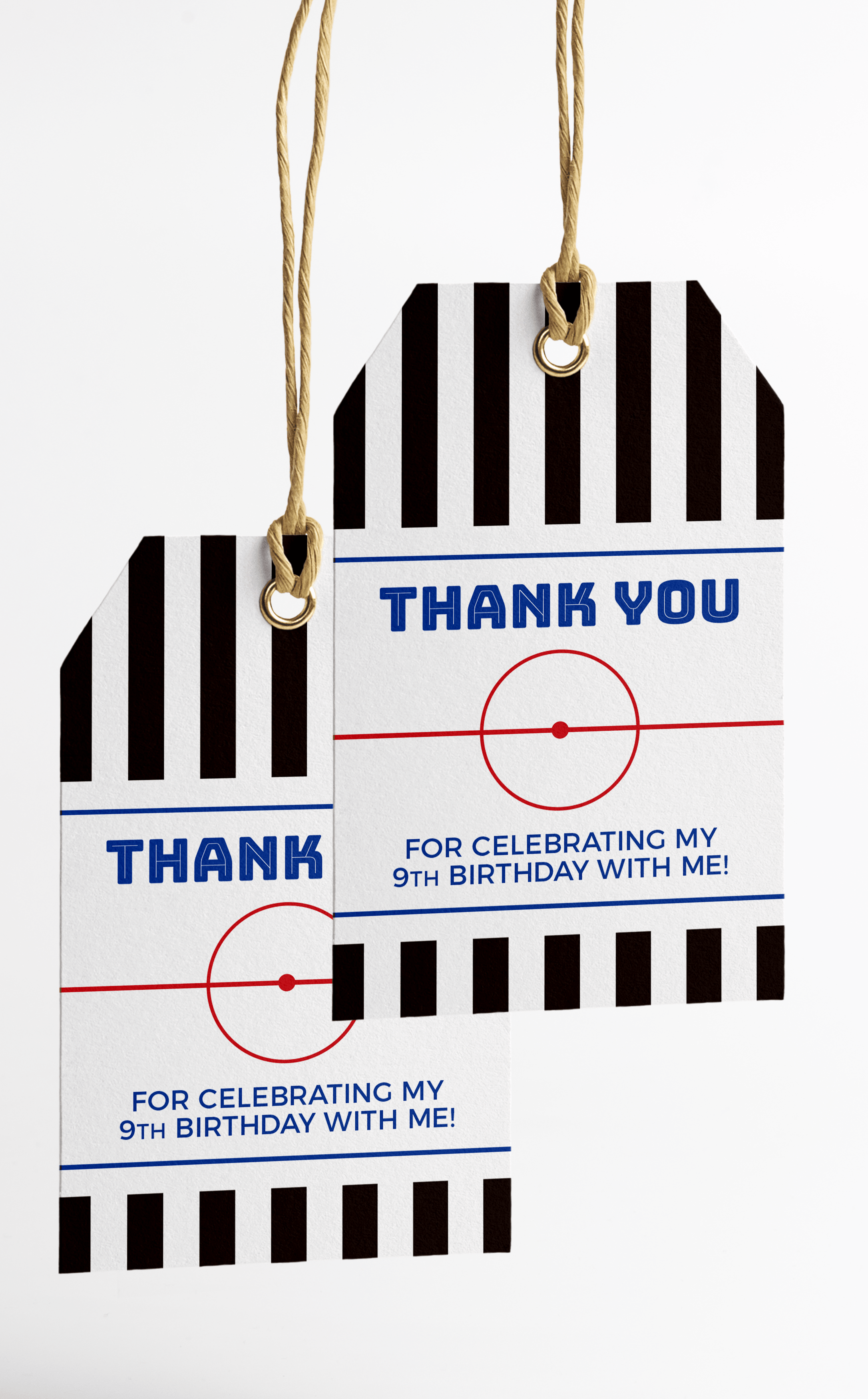 Hockey Birthday Party Decorations | Printable Hockey Party Favour ...