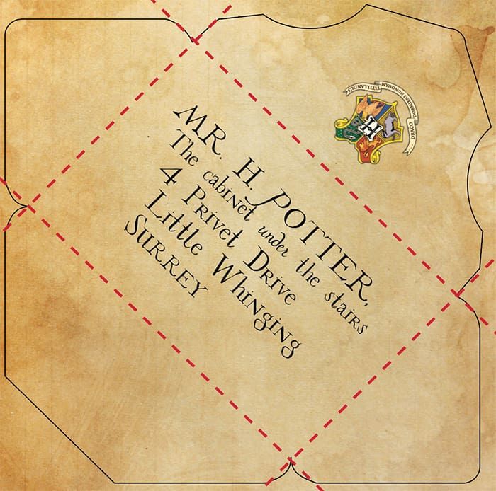 DIY Hogwarts Letter With Envelope and Hogwarts Seal | More Than ...