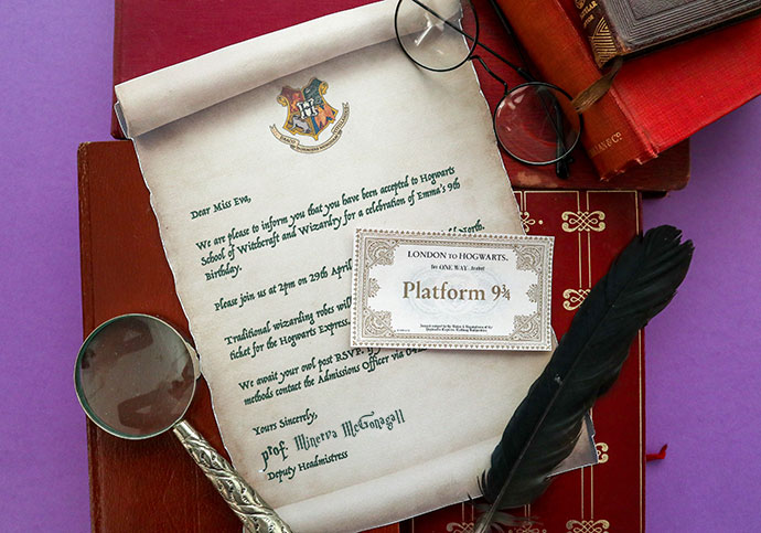 Harry Potter Party Invitation Template - Hogwarts Acceptance ...