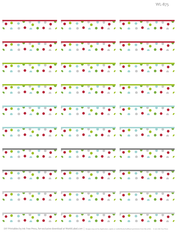 Free Printable Holiday Address Labels | Free printable labels ...
