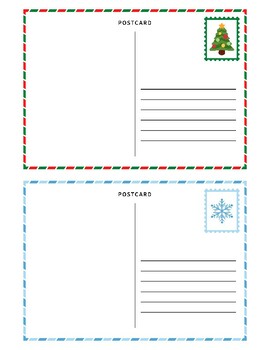 Holiday postcard | TPT