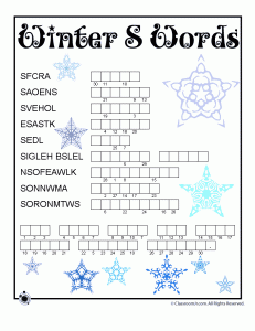 printable holiday puzzles