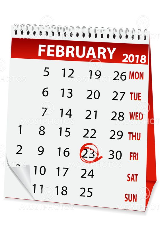 Vector of 2018 New Year Calendar and Holidays. Style Purple Color ...
