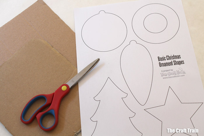 printable Christmas shapes - The Craft Train