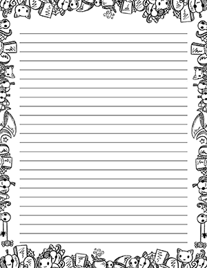 printable holiday stationery