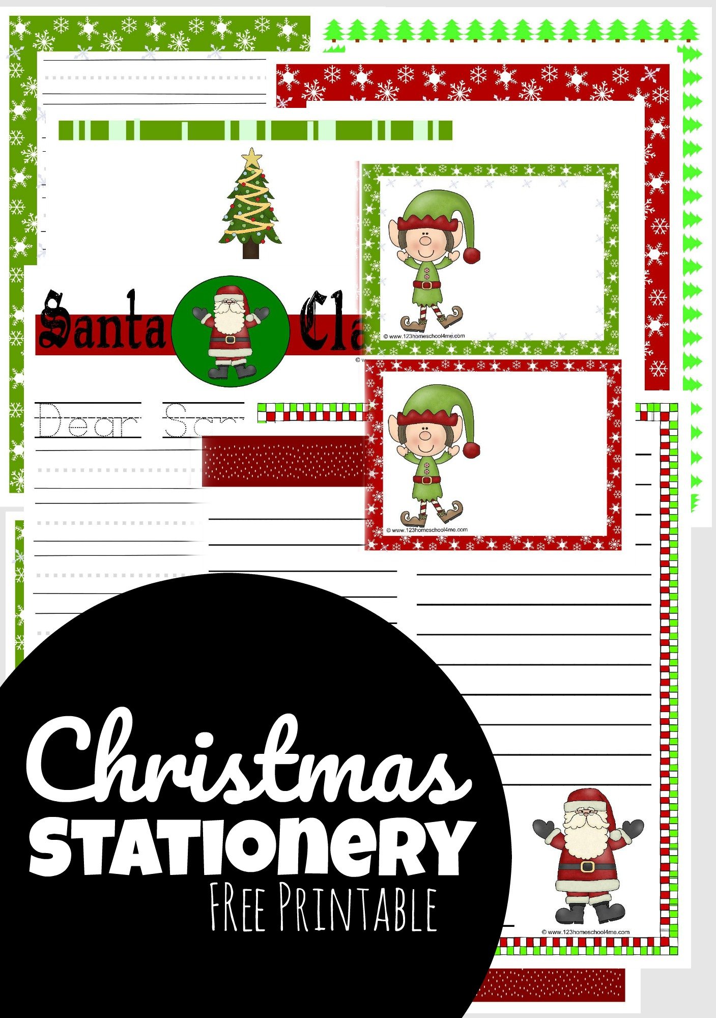 ? FREE Printable Christmas Stationery