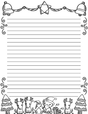 Free Printable Christmas Stationery