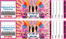 Hollywood Party Printable Invitations