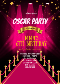 133K+ Free Templates for Hollywood birthday invitation ...