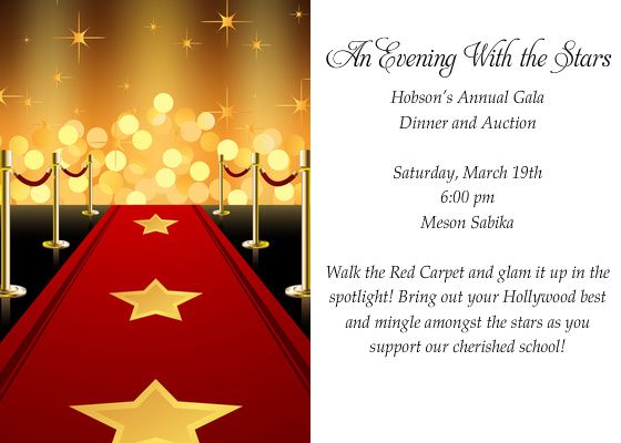 Hollywood Party Invitations Templates - Invitation Design Blog