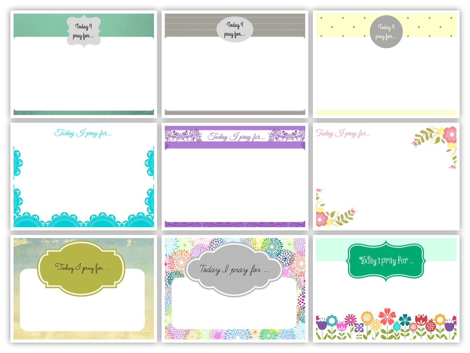Free Prayer Cards Printables - A Cowboys Wife