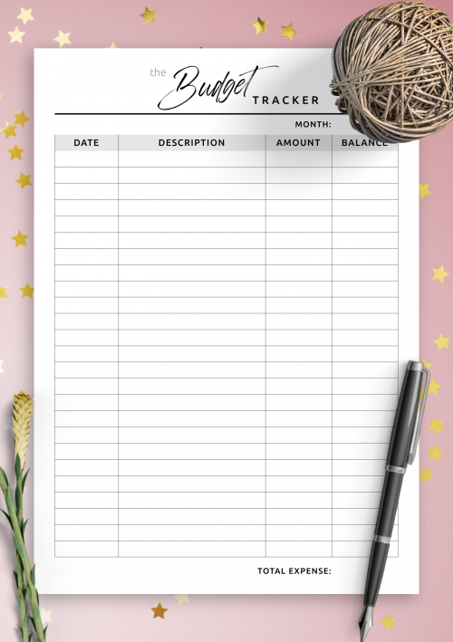 printable home budget worksheet printable