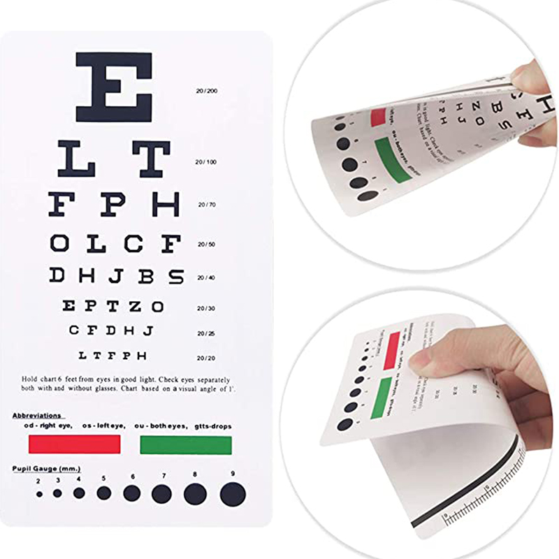 Snellen Eye Wall Chart Wall Art Painting Print On Silk Canvas ...