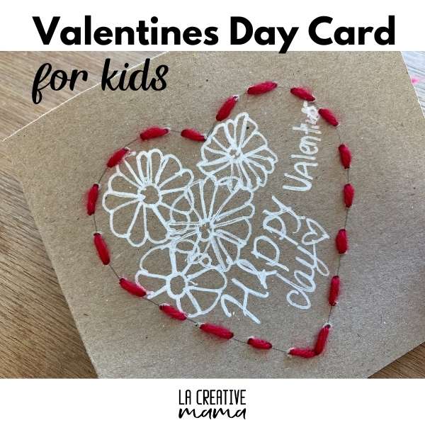 Valentines handmade cards for kids {free printable} - La creative mama