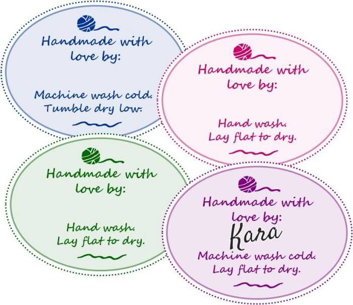 Free Printable Handmade Tags | i should be mopping the floor