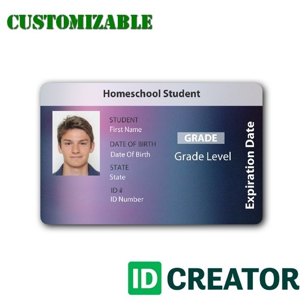 printable homeschool id cards
