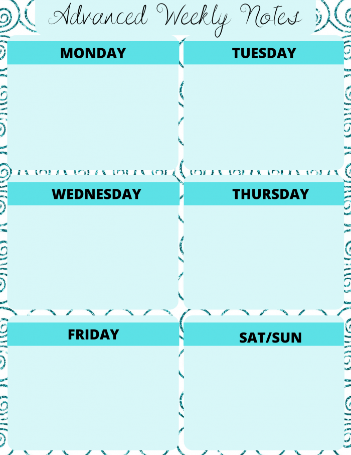 printable homeschool lesson planner
