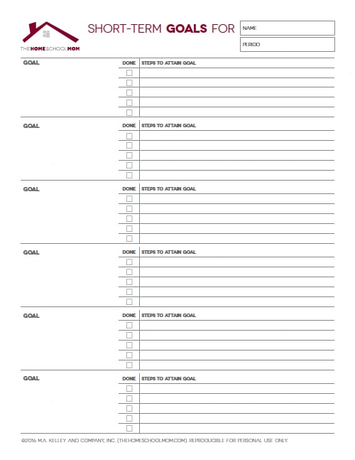 printable homeschool planner 2018