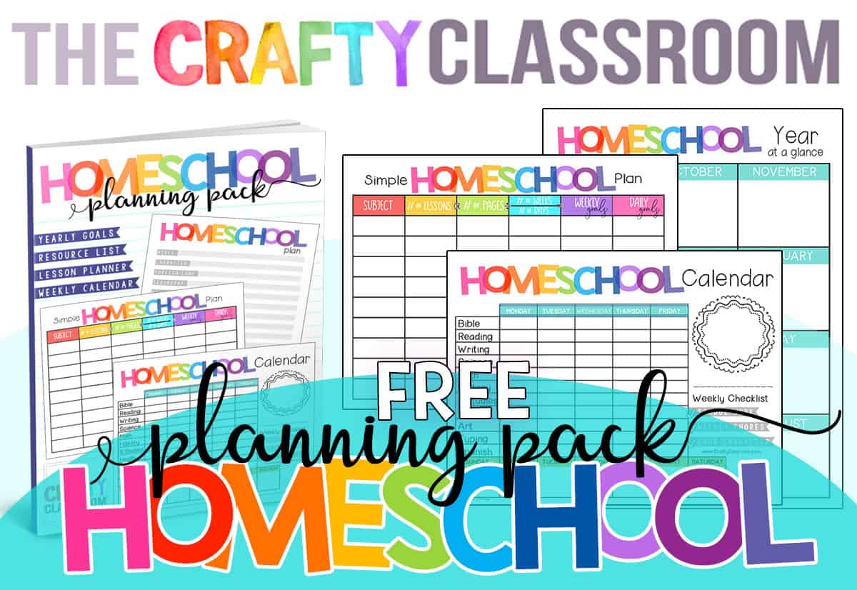 Free Homeschool Planner - The Crafty Classroom
