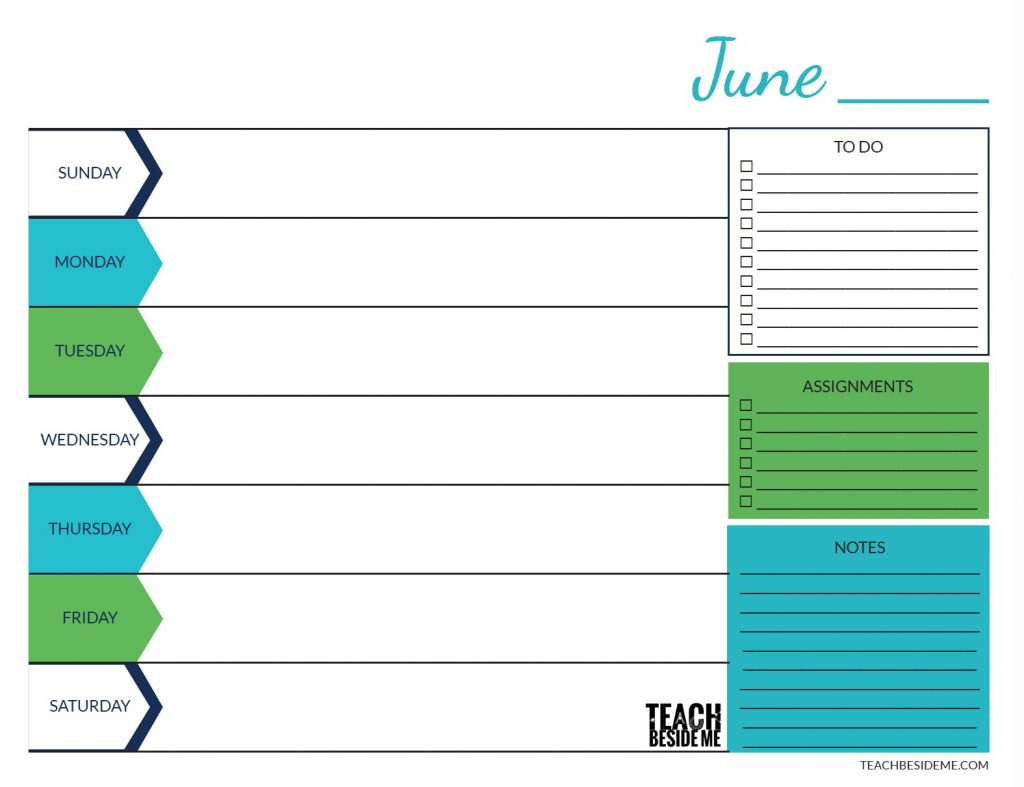 The Ultimate Printable Homeschool Planner - Teach Beside Me