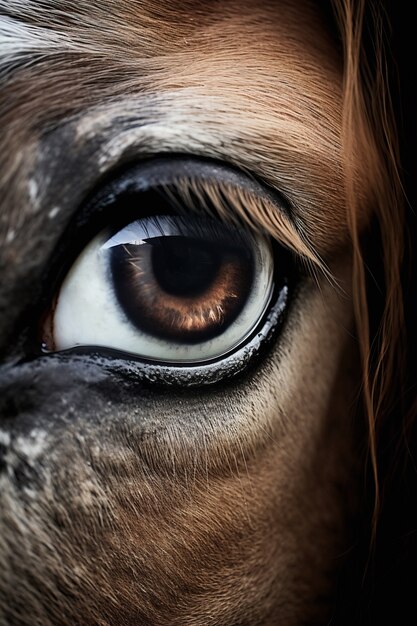 printable horse eyes